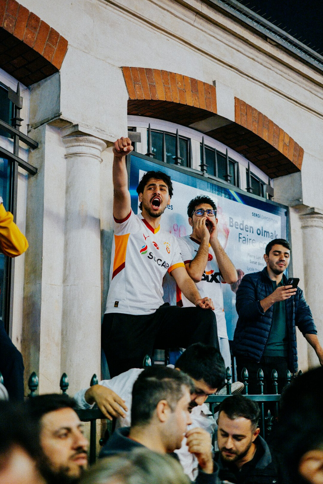 sports champion celebrating