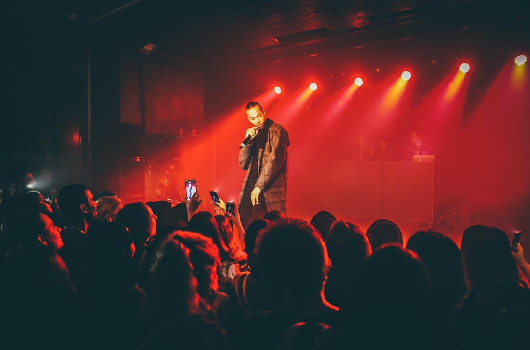 danish singer performing on stage